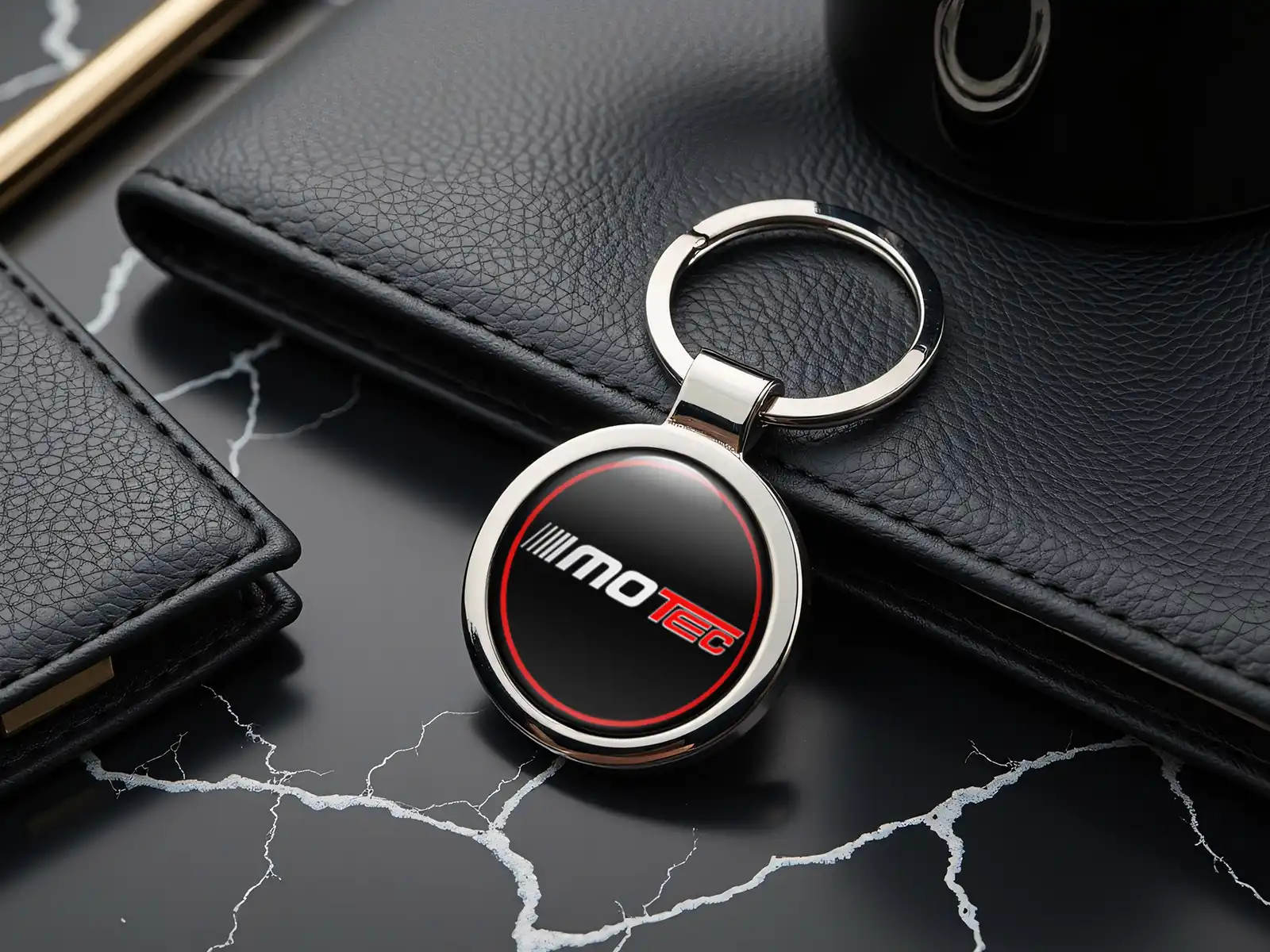 Motec Cute Keychains Stylish Glossy Alloy Build
